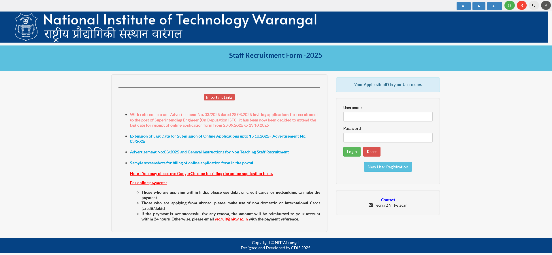 Recruitment Portal Project